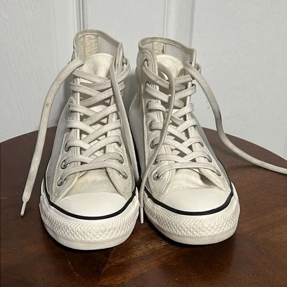 🔥 Converse Hi-Top Transparent Special Edition‎ Chuck Taylor Sneakers Women Sz 7